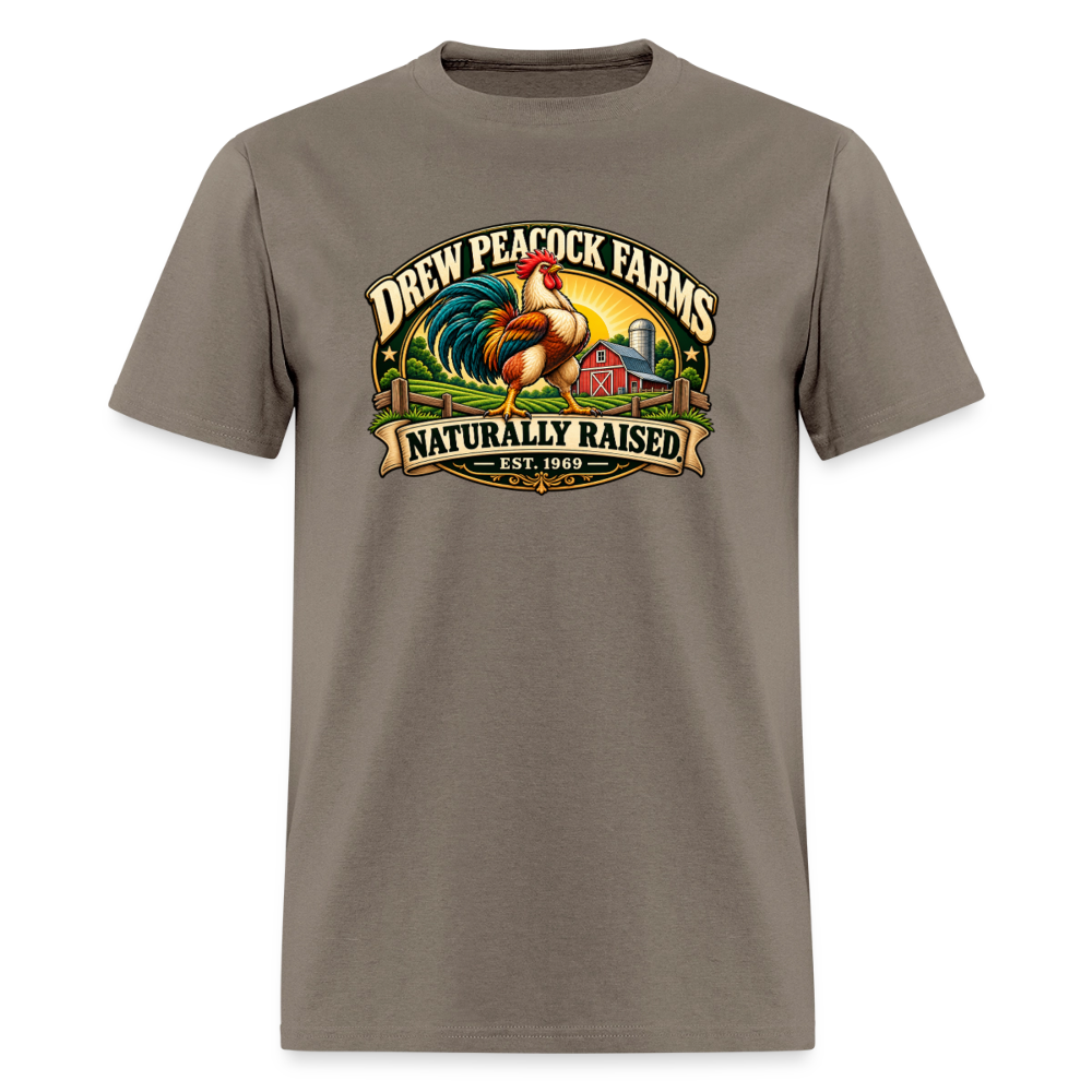 Drew Peacock Farms T-Shirt - safari