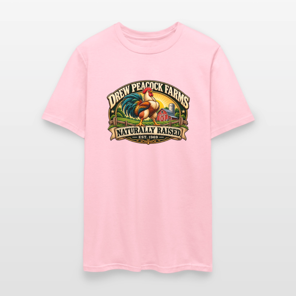 Drew Peacock Farms T-Shirt - pink