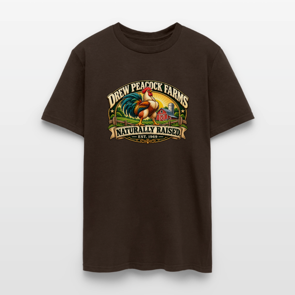 Drew Peacock Farms T-Shirt - brown