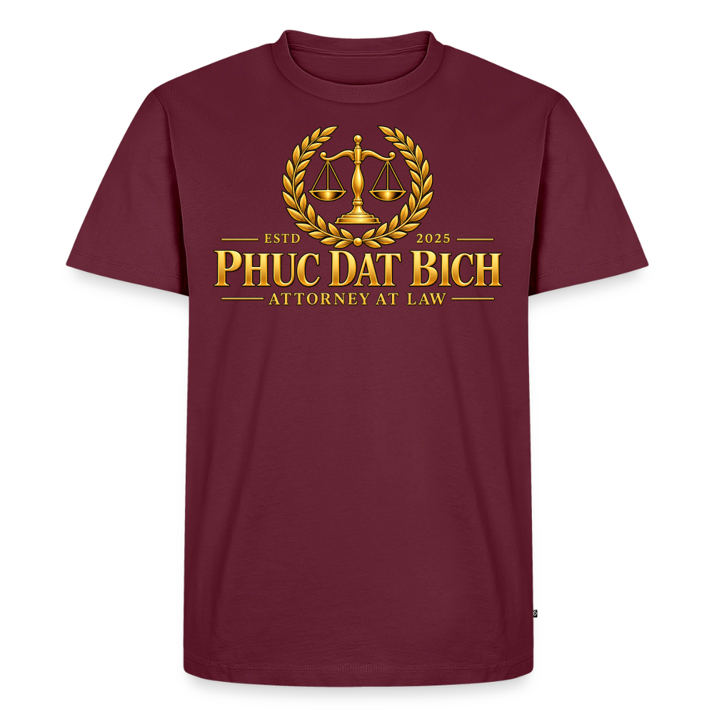Phuc Dat Bich Attorney At Law Premium T-Shirt - burgundy