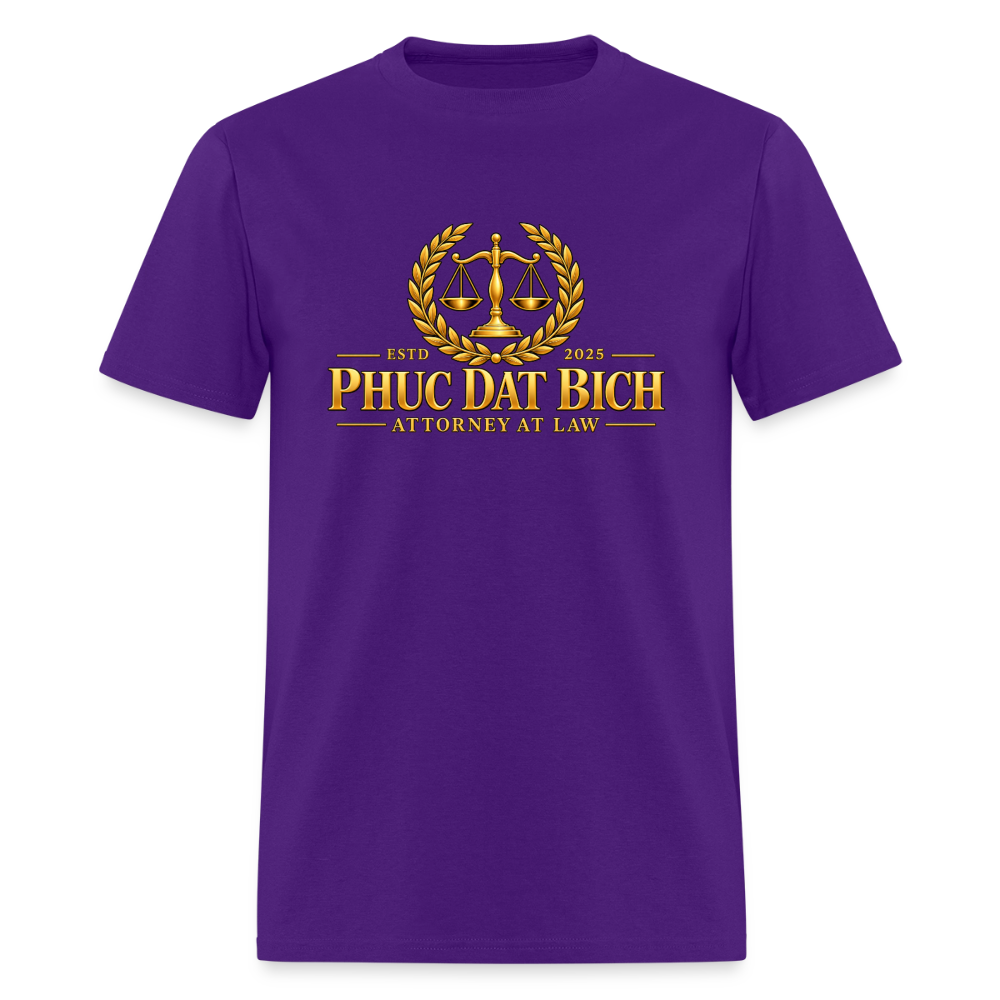 Phuc Dat Bich Attorney At Law T-Shirt - purple