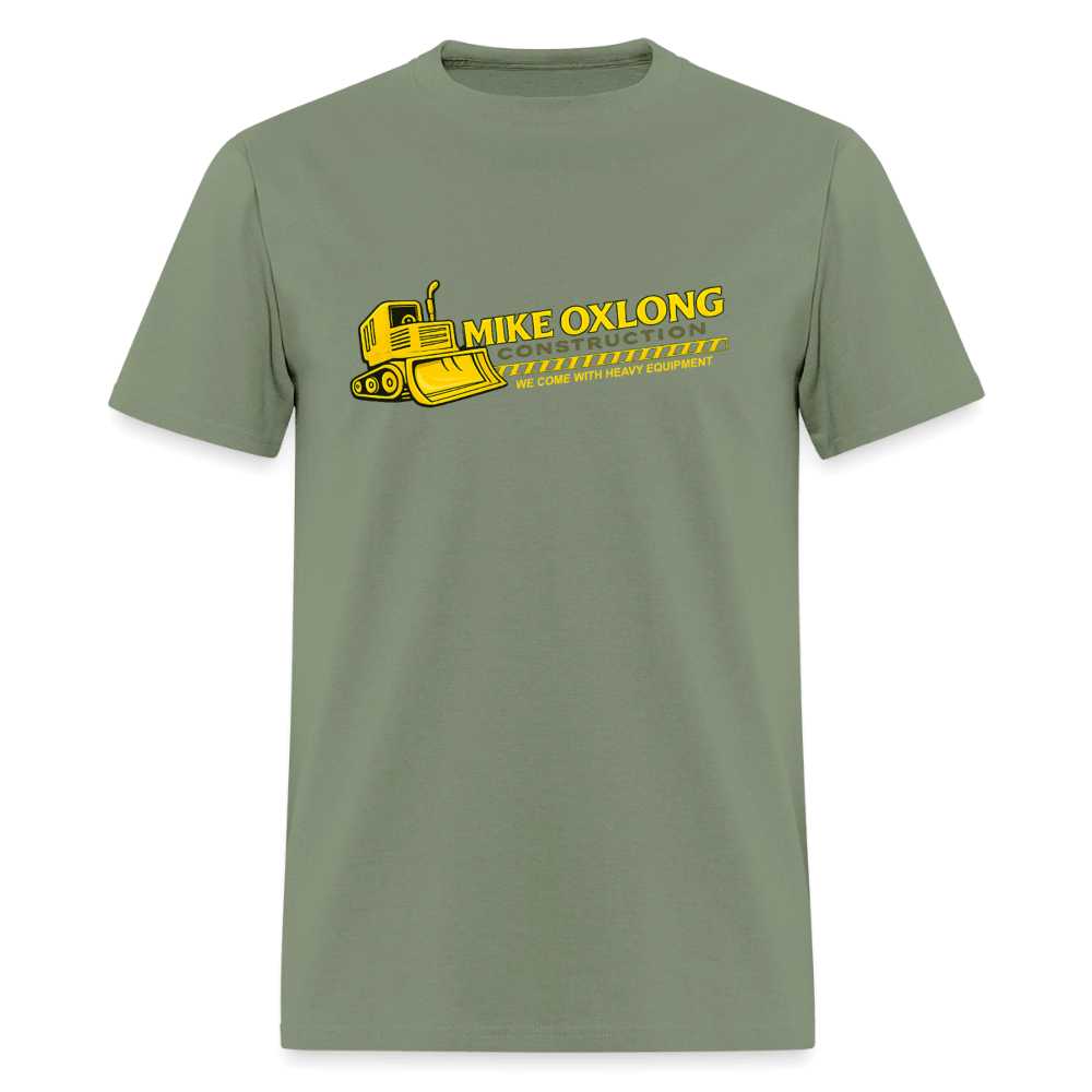 Mike Oxlong Construction T-Shirt Color: Military Green
