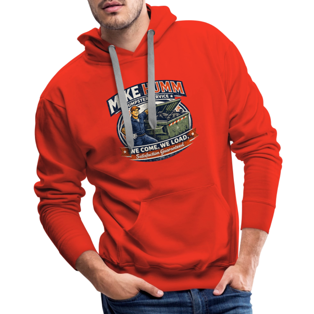 Mike Humm Dumpster Service Premium Hoodie - red