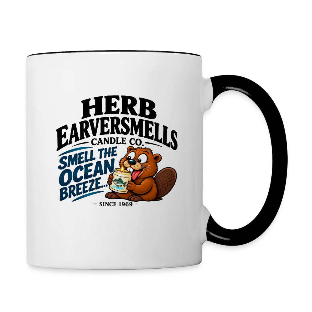 Herb Eaversmells Candle Company Contrast Coffee Mug Color: White/Black