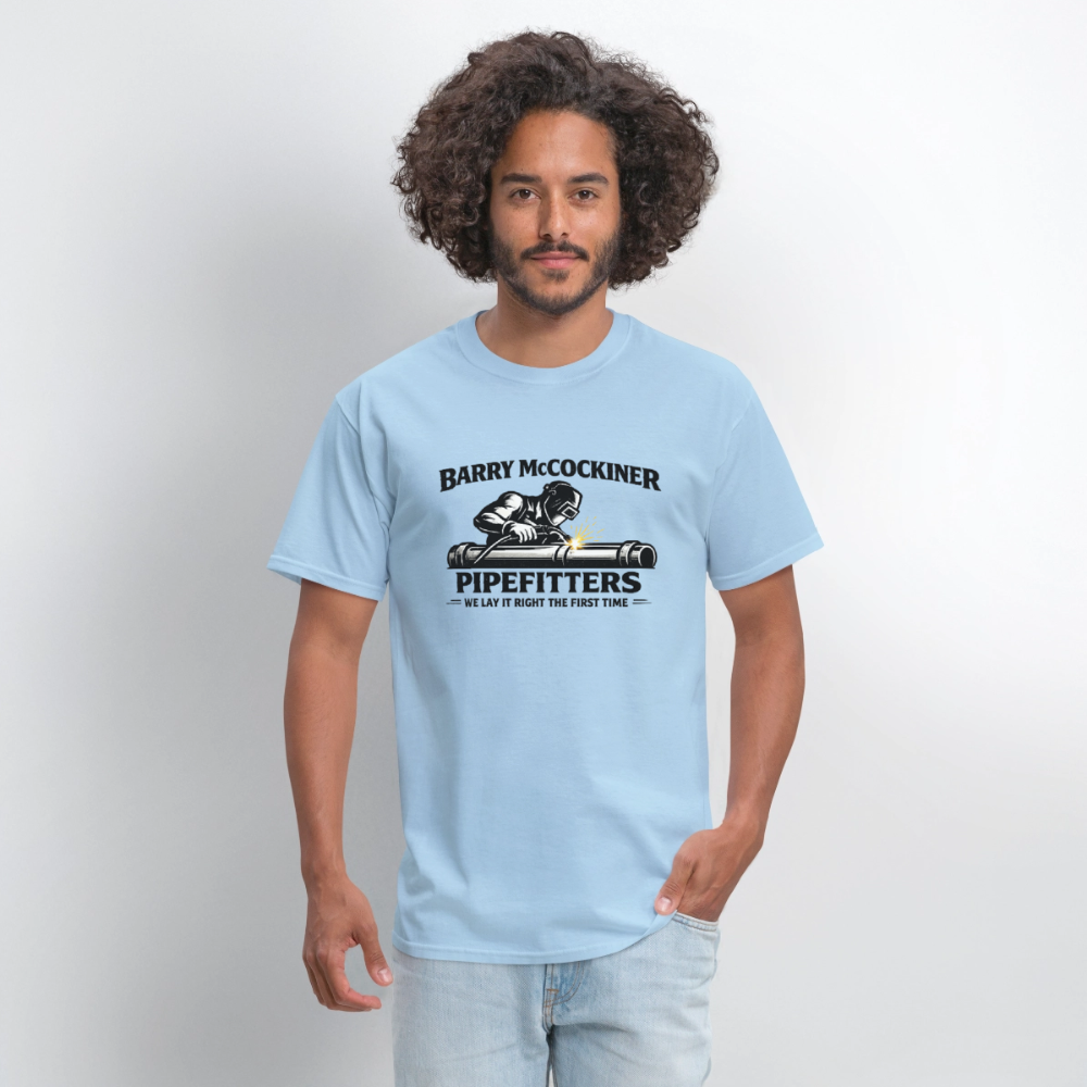 Barry McCockiner Pipefitters T-Shirt Color: Heather Gray