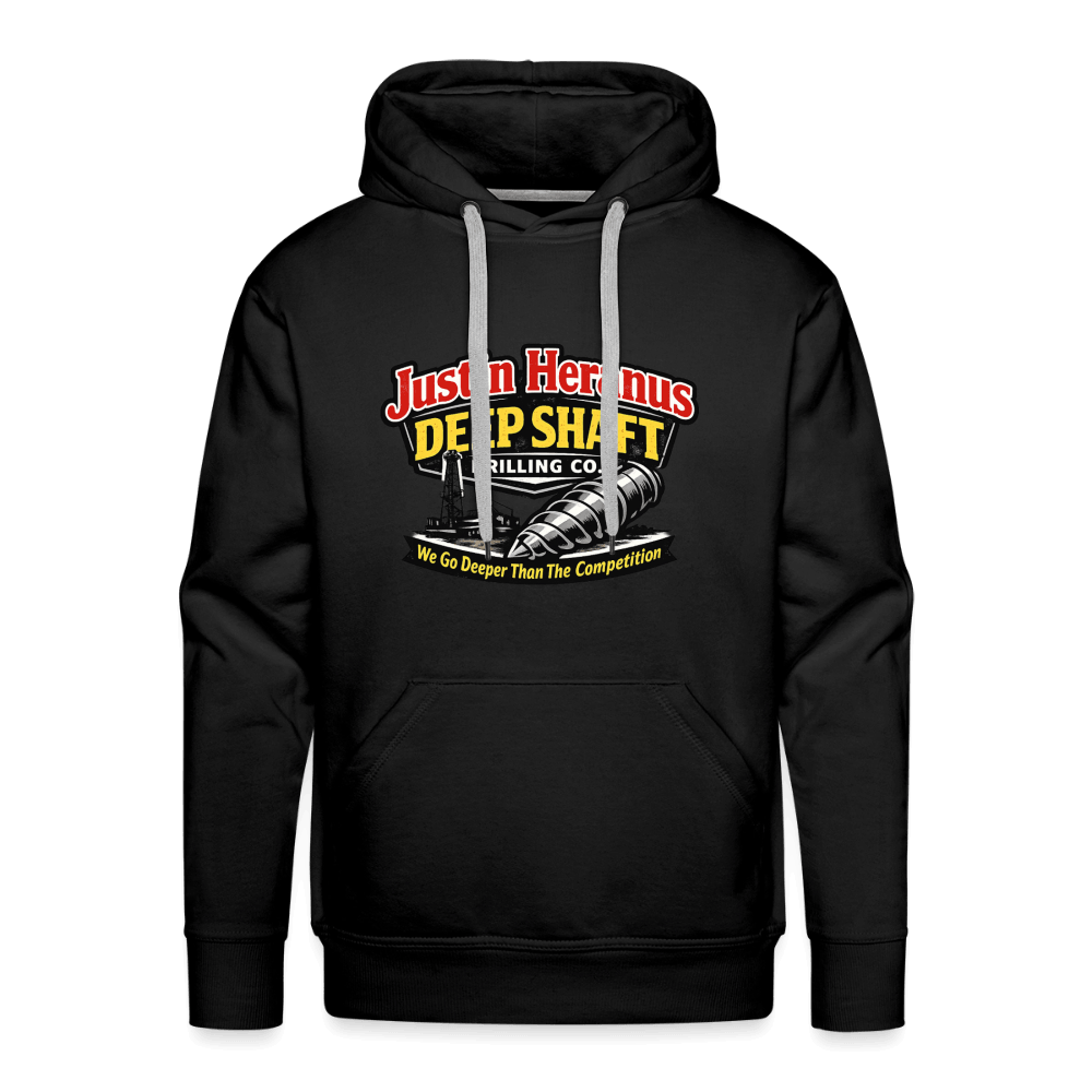 Justin Heranus Deep Shaft Drilling Premium Hoodie Color: Black