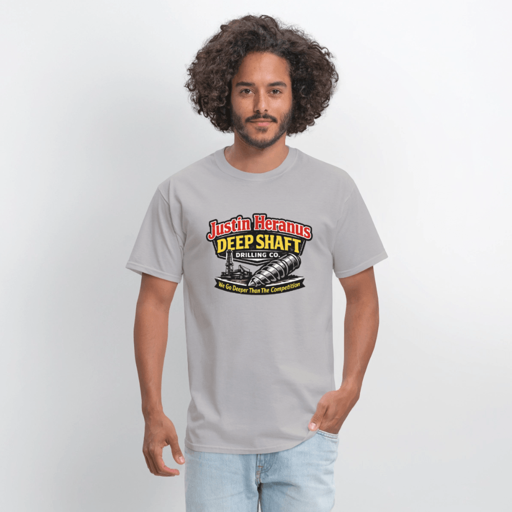Justin Heranus Deep Shaft Drilling T-Shirt Color: Rock