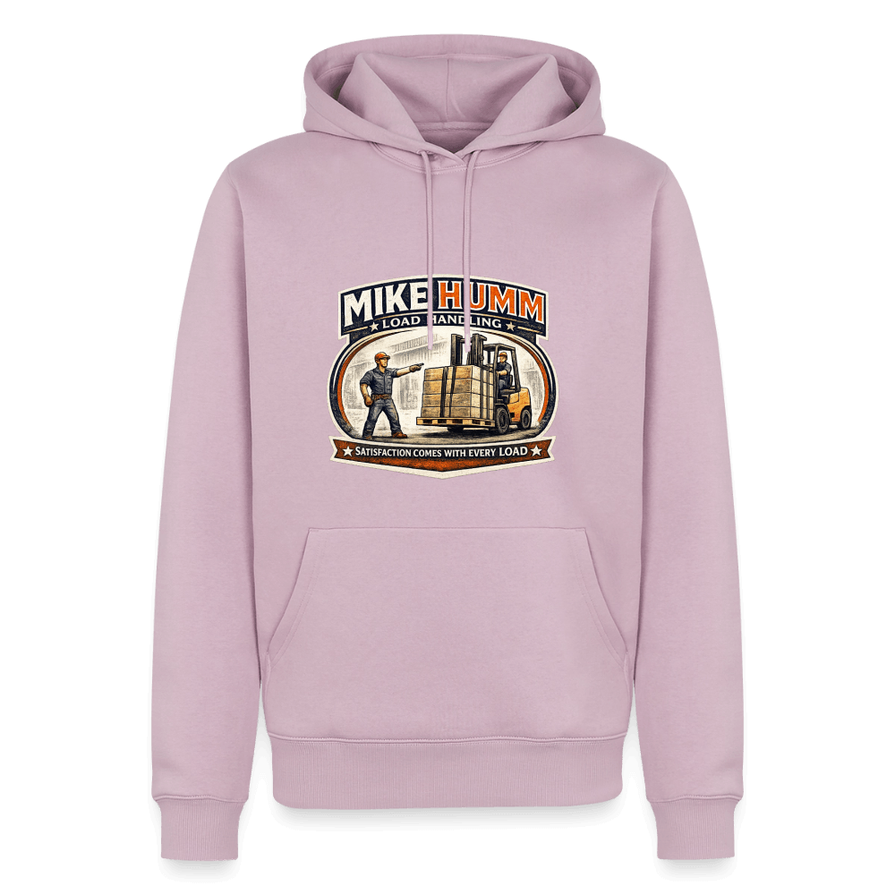Mike Humm Load Handling Premium Hoodie Color: Dusty Pink