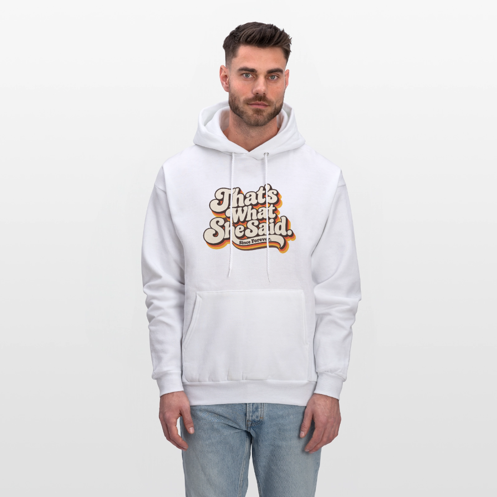That's What She Said Hoodie Color: Heather Gray