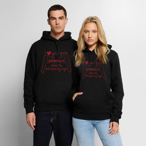 I Love Your Face Between My Legs Premium Hoodie Color: Black