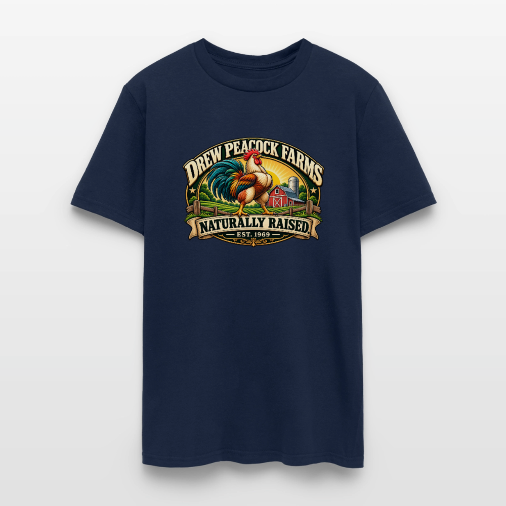 Drew Peacock Farms T-Shirt - navy
