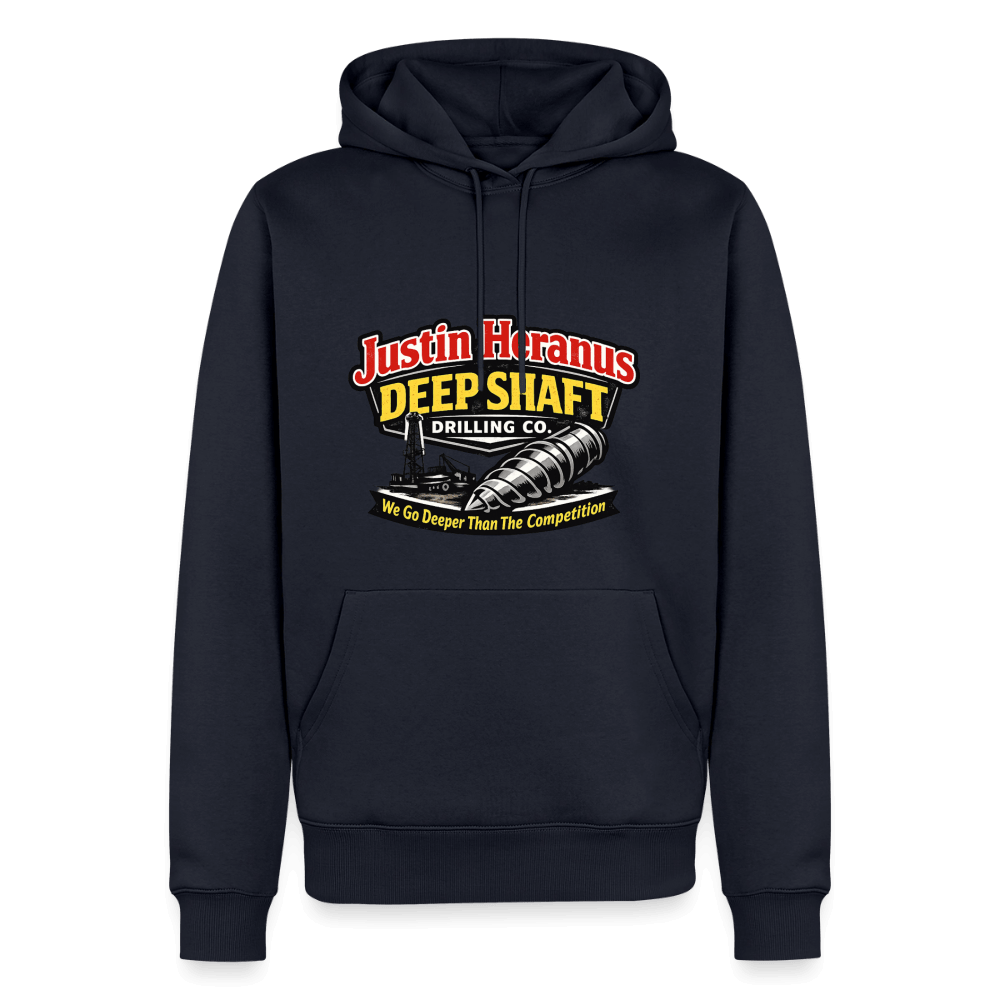 Justin Heranus Deep Shaft Drilling Premium Hoodie Color: Navy