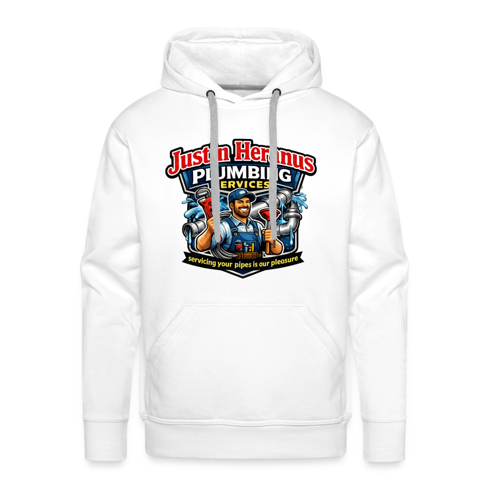 Justin Heranus Plumbing Premium Hoodie - white
