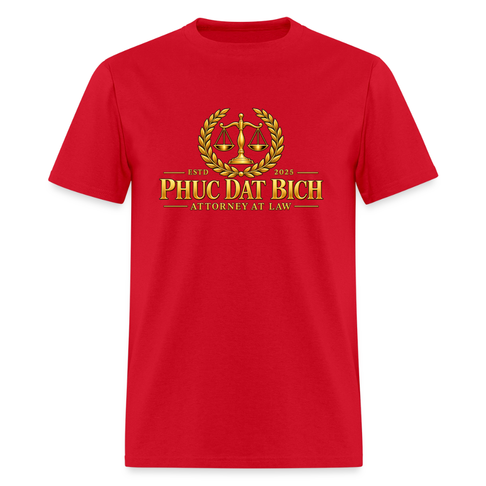 Phuc Dat Bich Attorney At Law T-Shirt - red