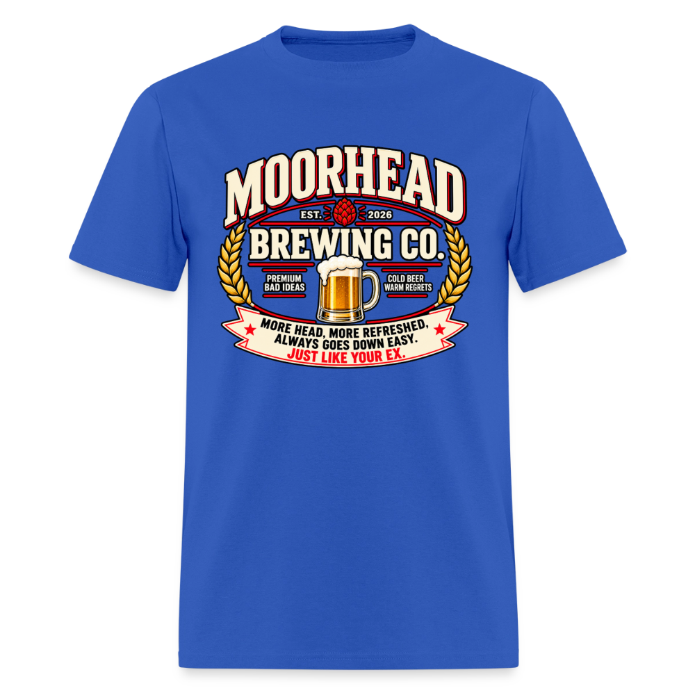 Moorhead Brewing Co. T-Shirt Color: royal blue