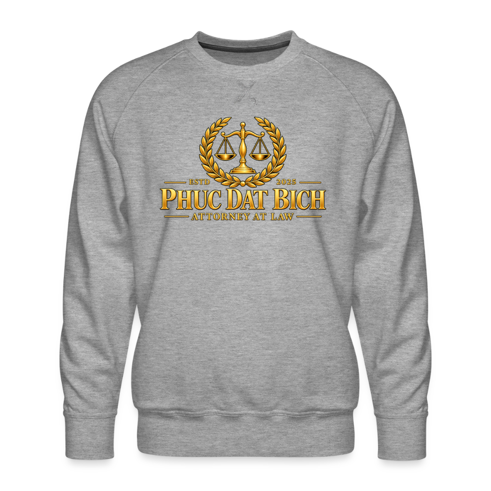 Phuc Dat Bich Attorney At Law Men’s Premium Sweatshirt - heather grey