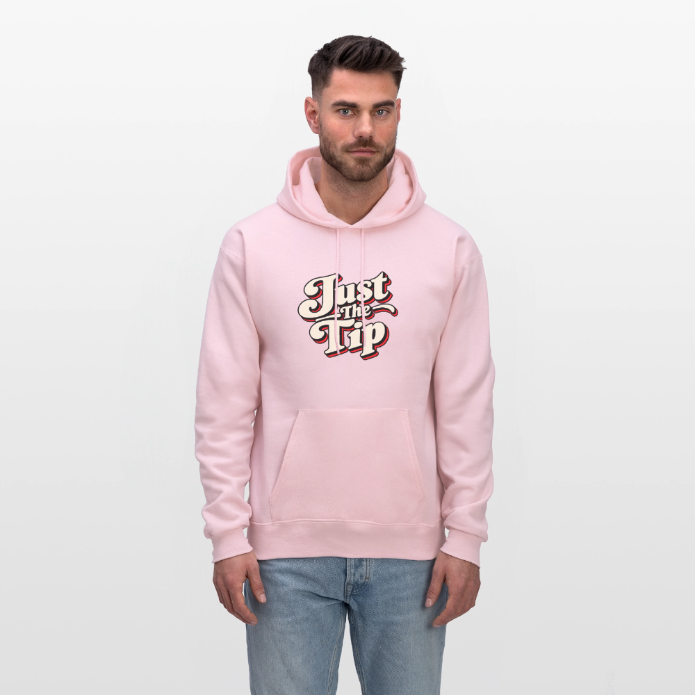 Just The Tip Funny Adult Humor Hoodie Color: Carolina Blue