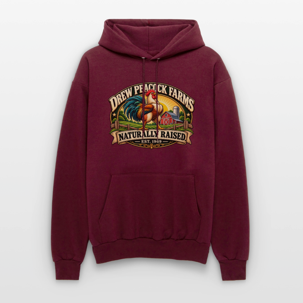 Drew Peacock Farms Hoodie Color: Carolina Blue