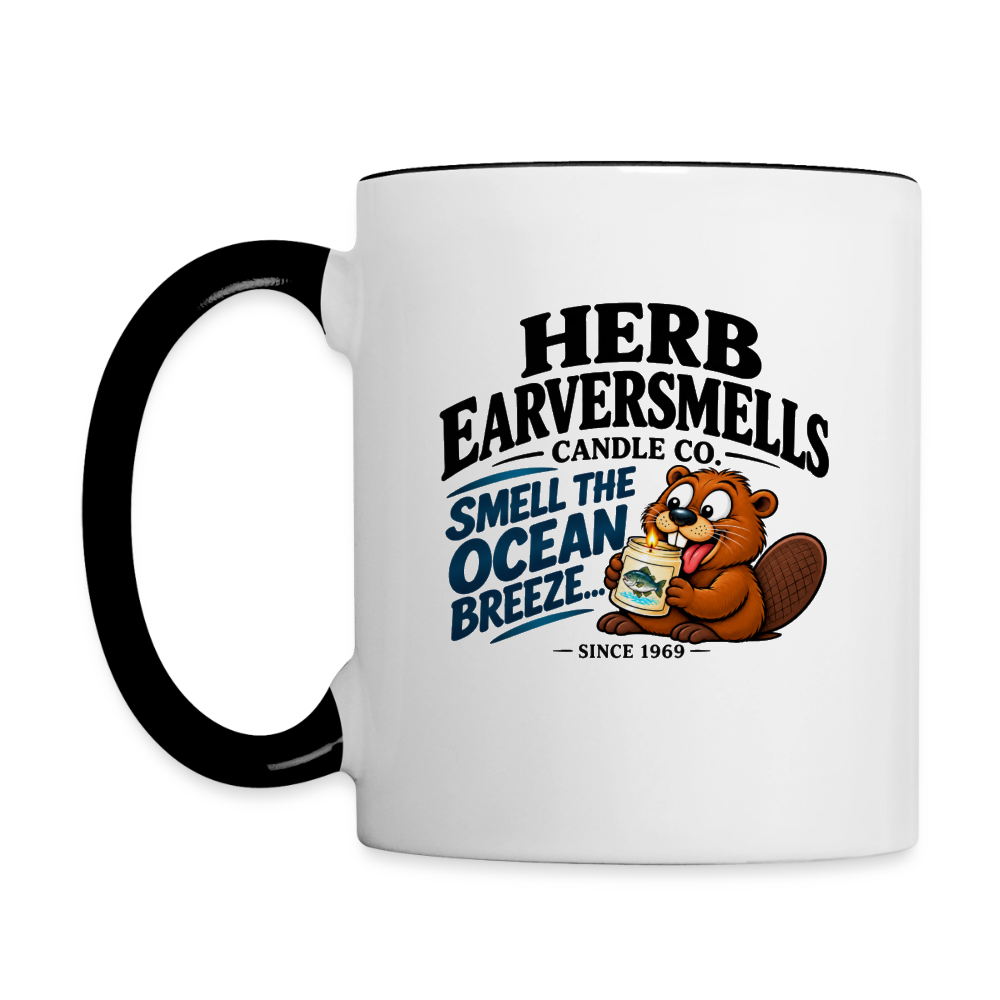 Herb Eaversmells Candle Company Contrast Coffee Mug Color: White/Black