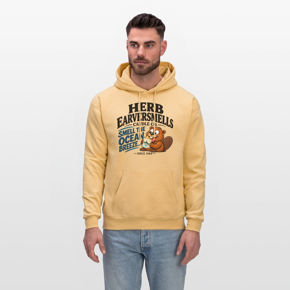 Herb Eaversmells Candle Company Hoodie Color: Heather Gray