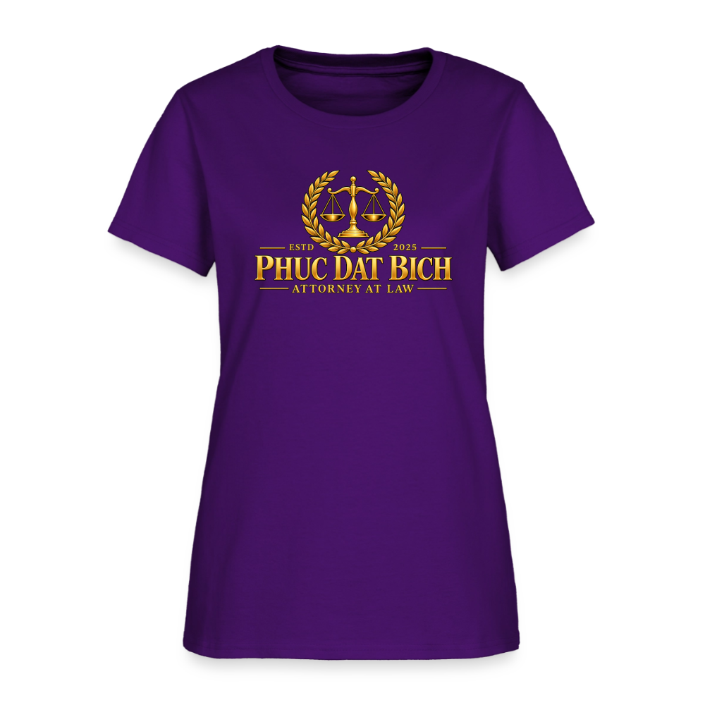 Phuc Dat Bich Attorney At Law Women's T-Shirt - purple