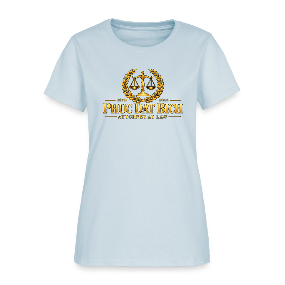 Phuc Dat Bich Attorney At Law Women's T-Shirt - light blue