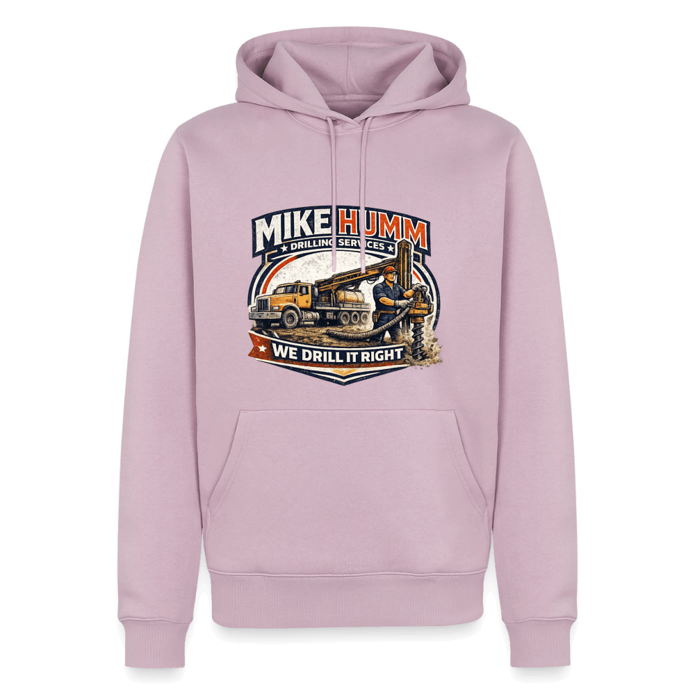 Mike Humm Drilling Service Funny Premium Hoodie Color: Dusty Pink