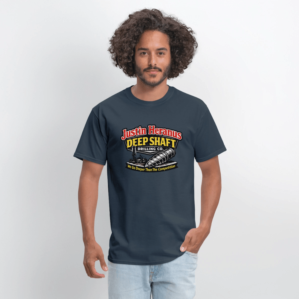 Justin Heranus Deep Shaft Drilling T-Shirt Color: Rock