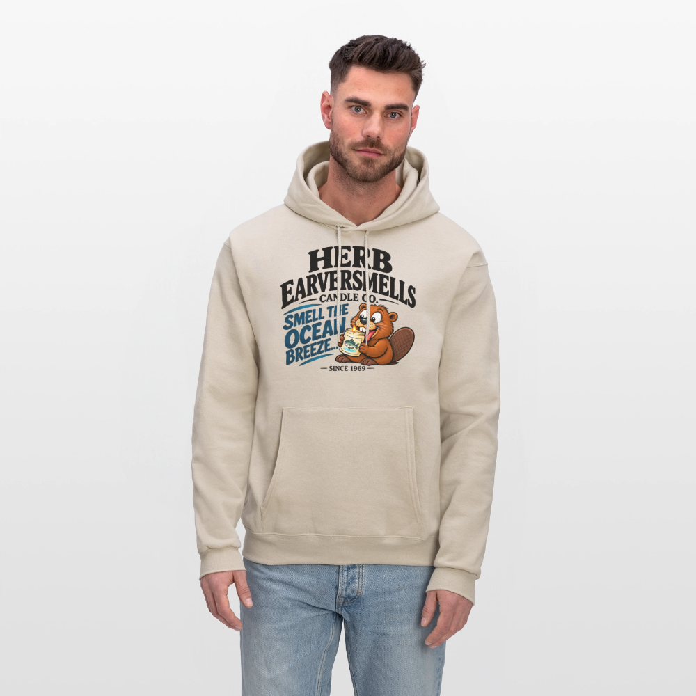 Herb Eaversmells Candle Company Hoodie Color: Heather Gray