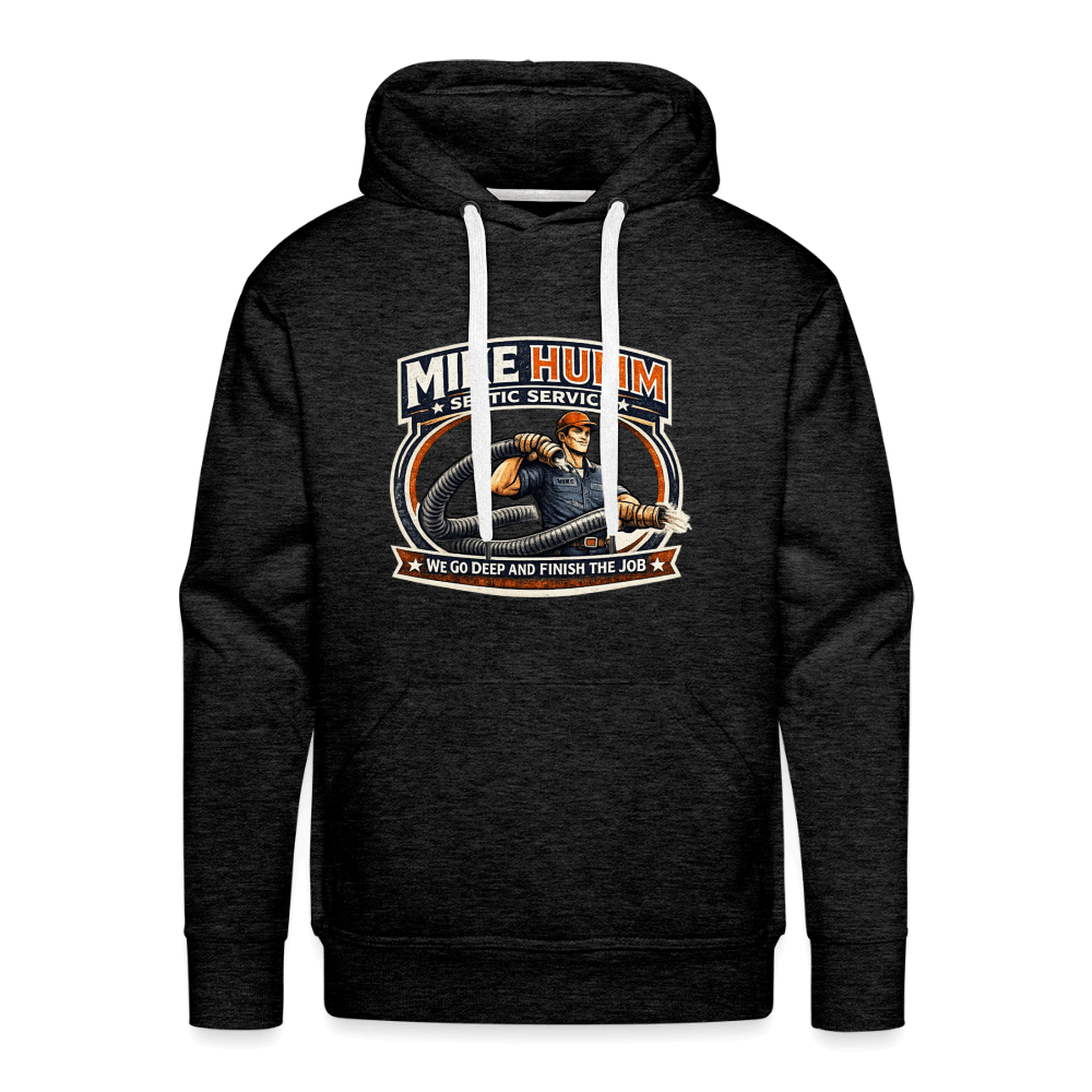Mike Humm Septic Service Premium Hoodie Color: Charcoal Grey