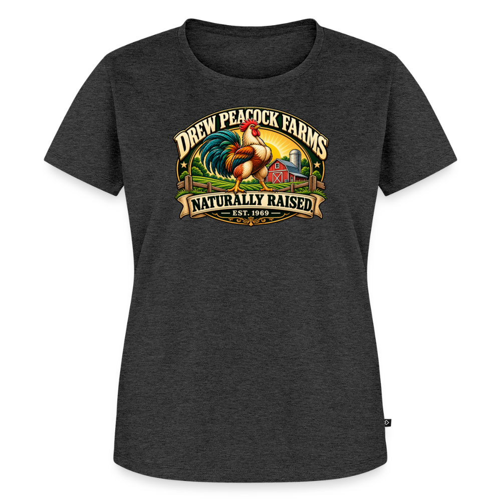 Drew Peacock Farms Women’s Premium T-Shirt - heather anthracite