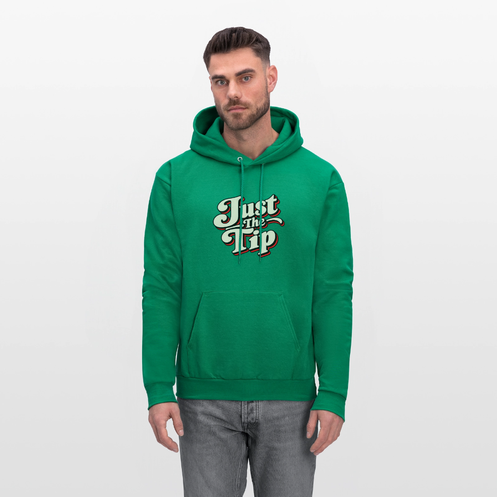 Just The Tip Funny Adult Humor Hoodie Color: Carolina Blue