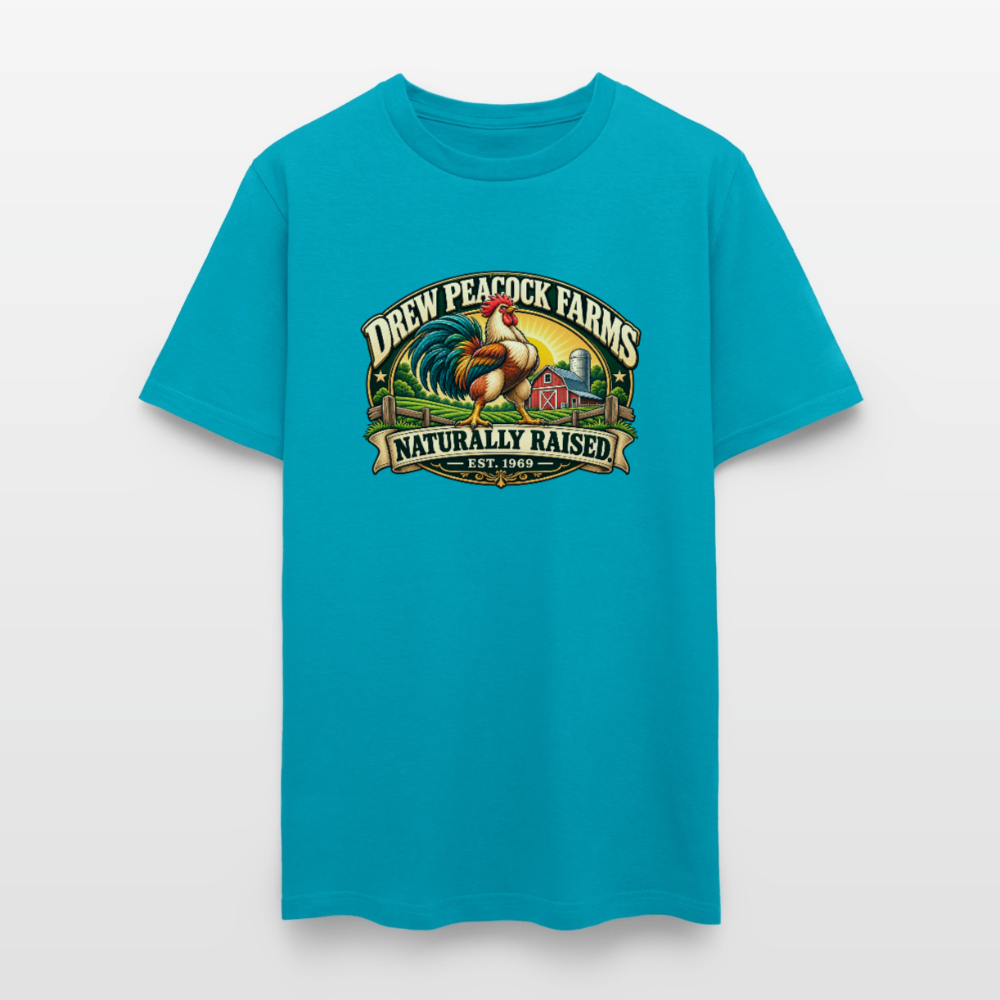 Drew Peacock Farms T-Shirt - turquoise