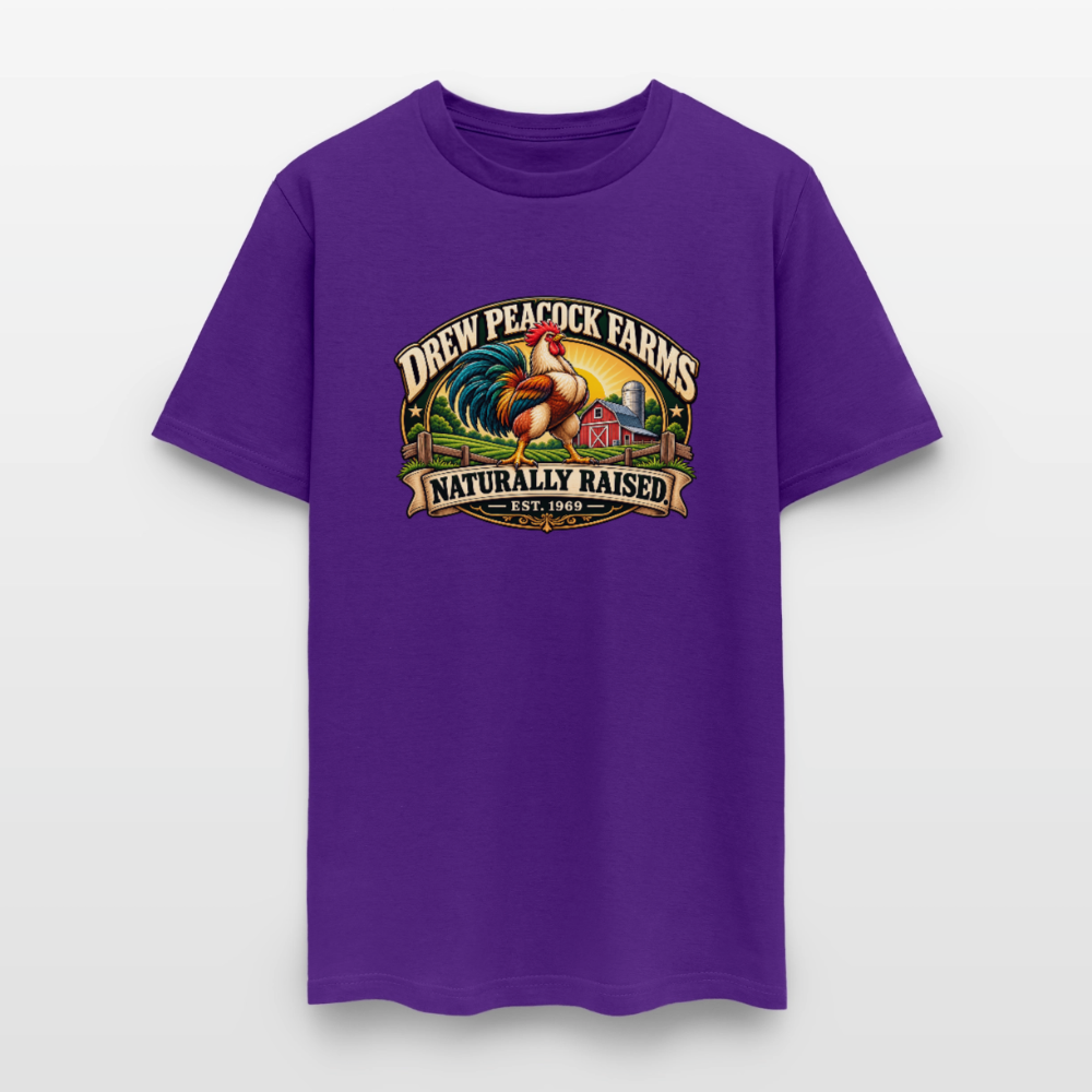 Drew Peacock Farms T-Shirt - purple