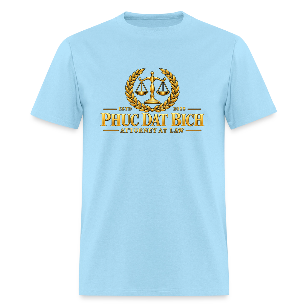 Phuc Dat Bich Attorney At Law T-Shirt - powder blue