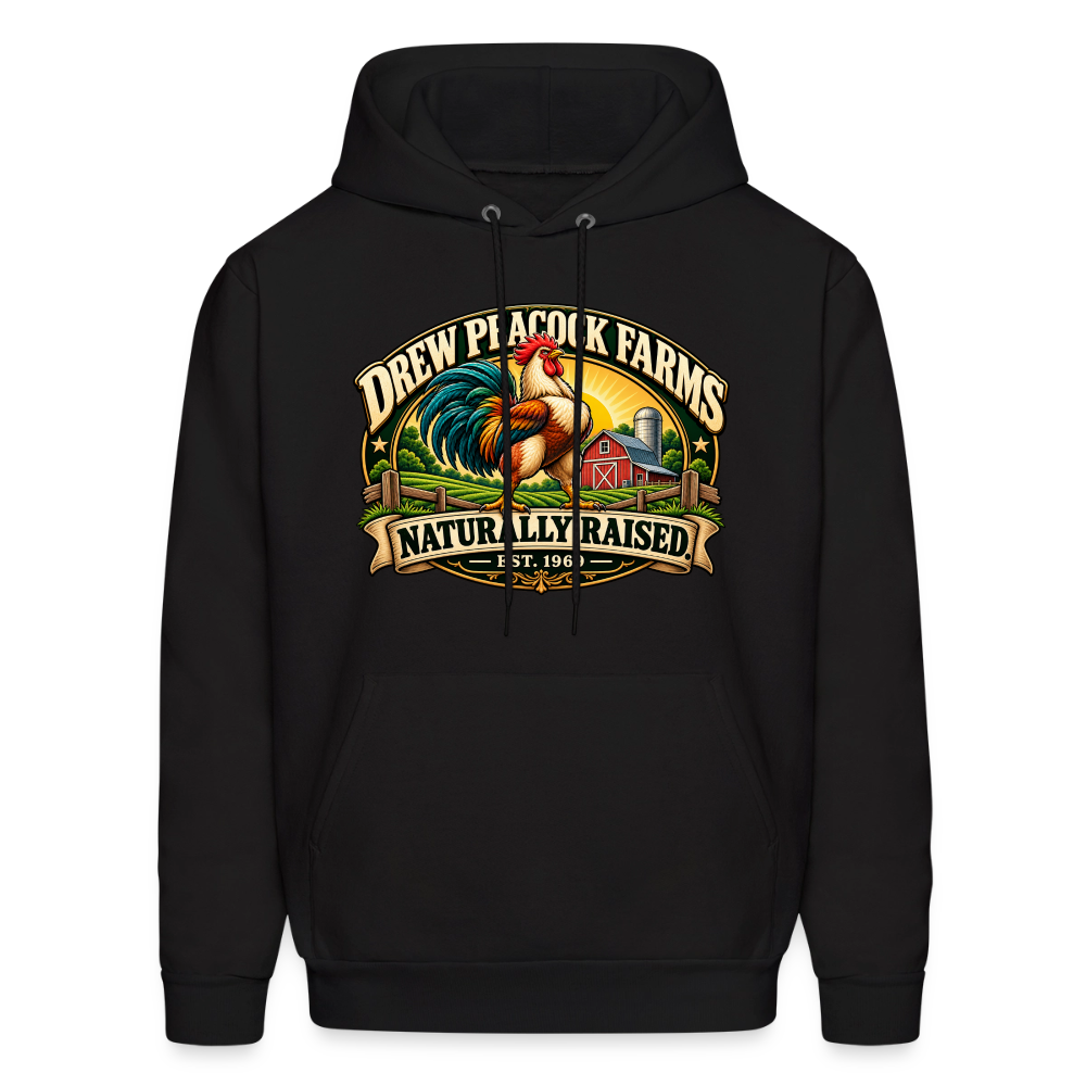 Drew Peacock Farms Hoodie Color: Black