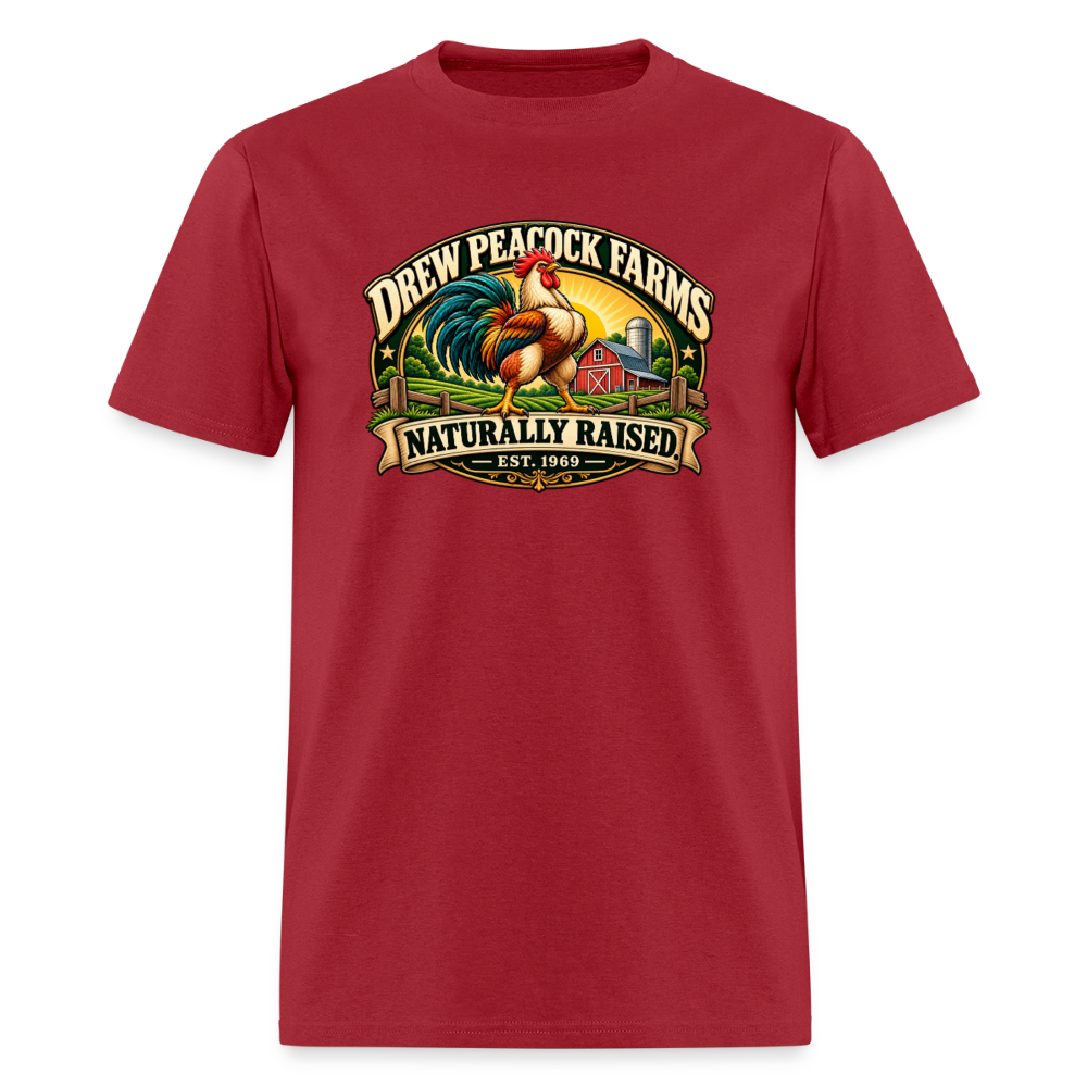 Drew Peacock Farms T-Shirt - true red