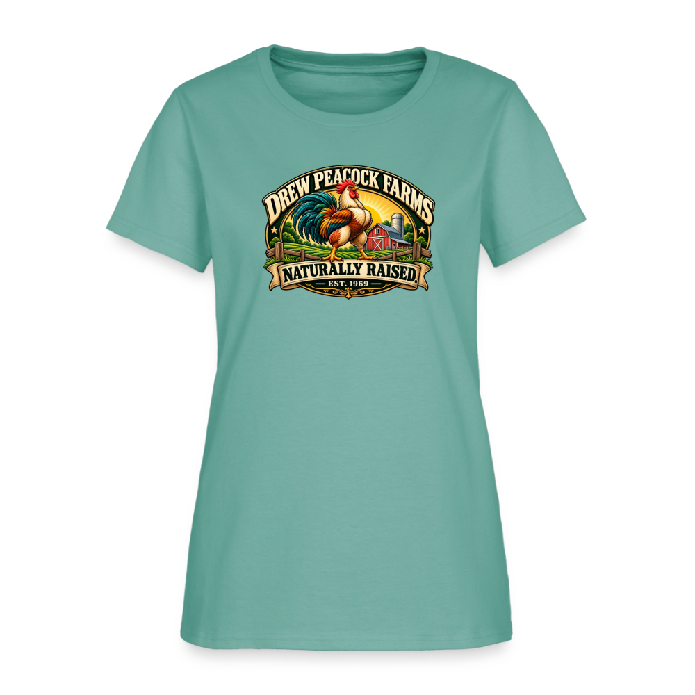 Drew Peacock Farms Women's T-Shirt - aquatic