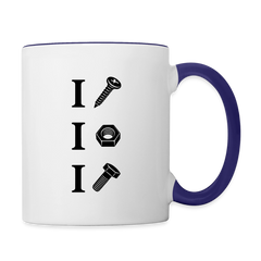 I Screw I Nut I Bolt Contrast Coffee Mug