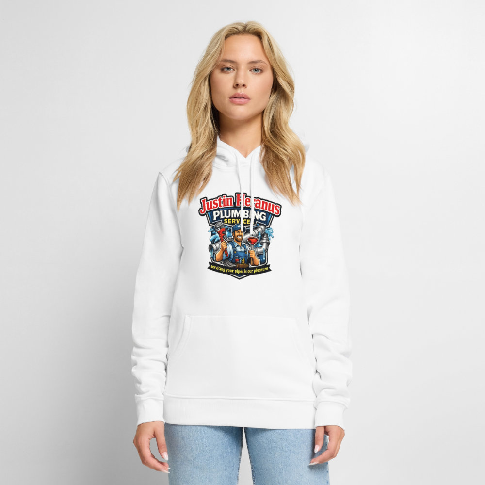 Justin Heranus Plumbing Premium Hoodie - white