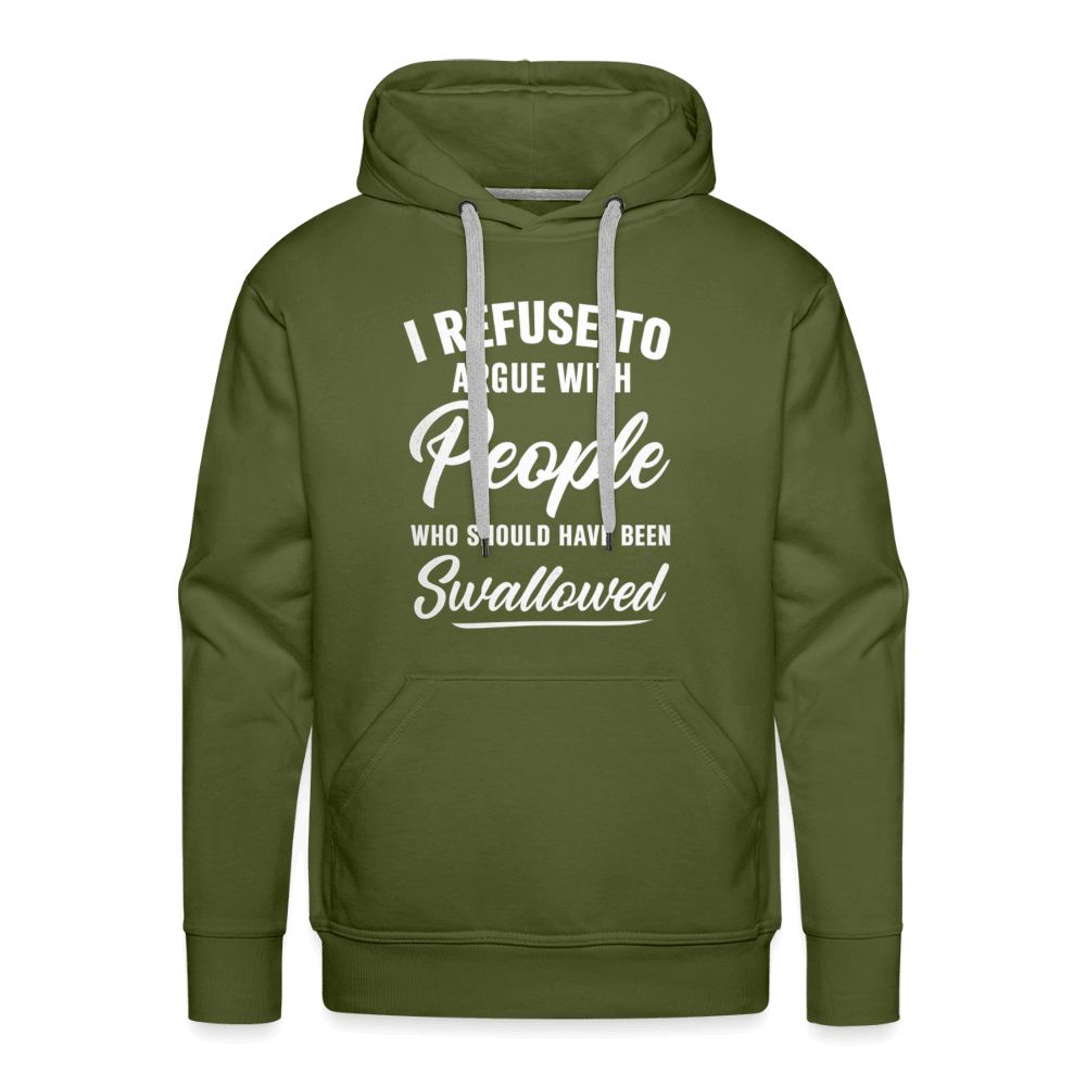 People Who Should Have Been Swallowed Hoodie Color: Olive Green