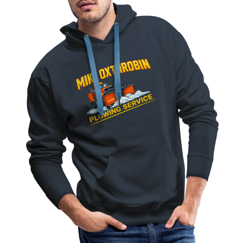 Mike Oxthrobin Plowing Service Premium Hoodie - navy