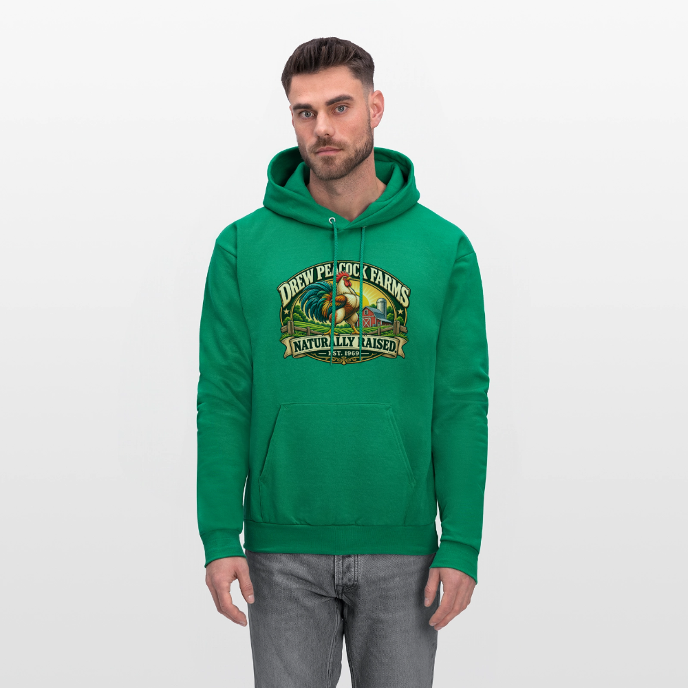 Drew Peacock Farms Hoodie Color: Carolina Blue