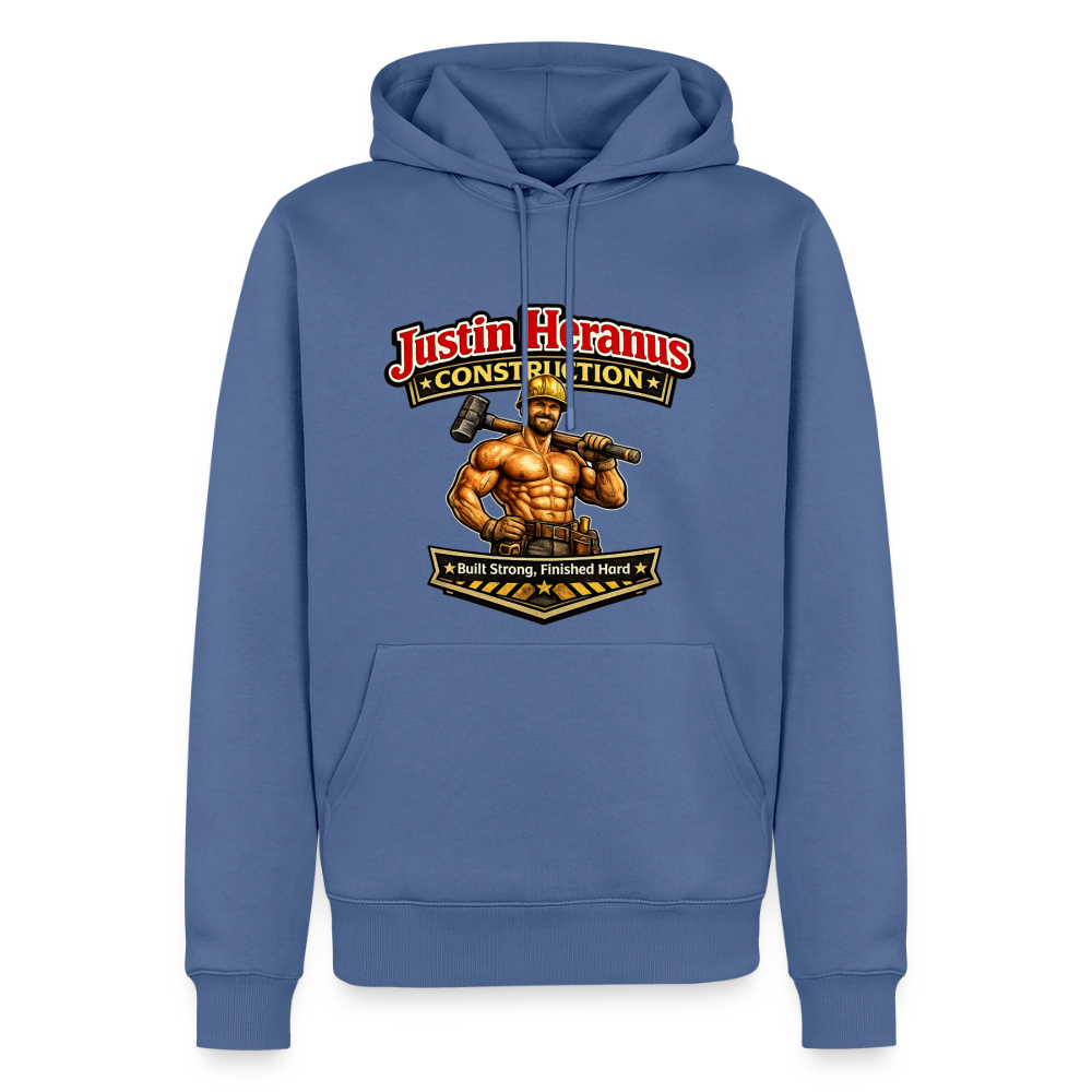 Justin Heranus Construction Premium Hoodie - stone blue 