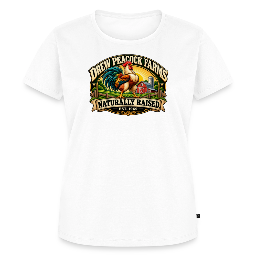 Drew Peacock Farms Women’s Premium T-Shirt - white