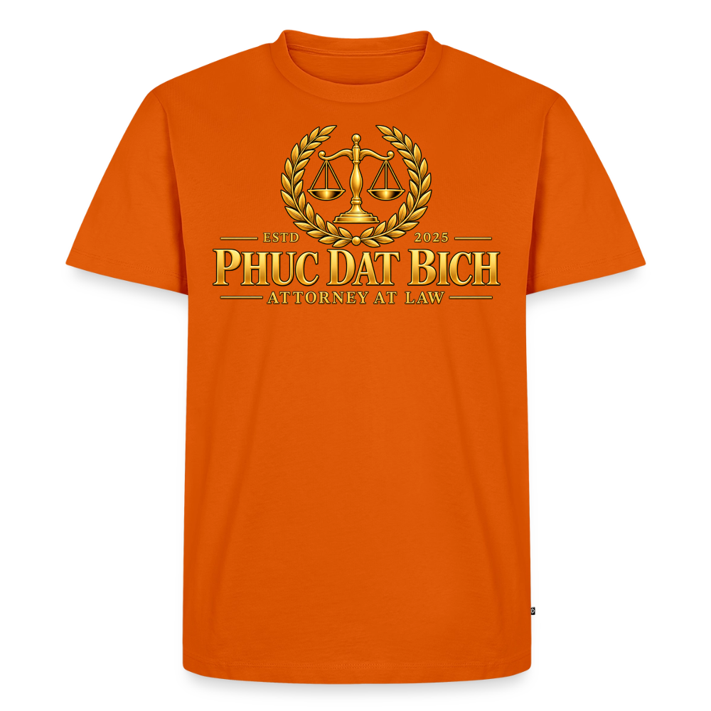 Phuc Dat Bich Attorney At Law Premium T-Shirt - orange 