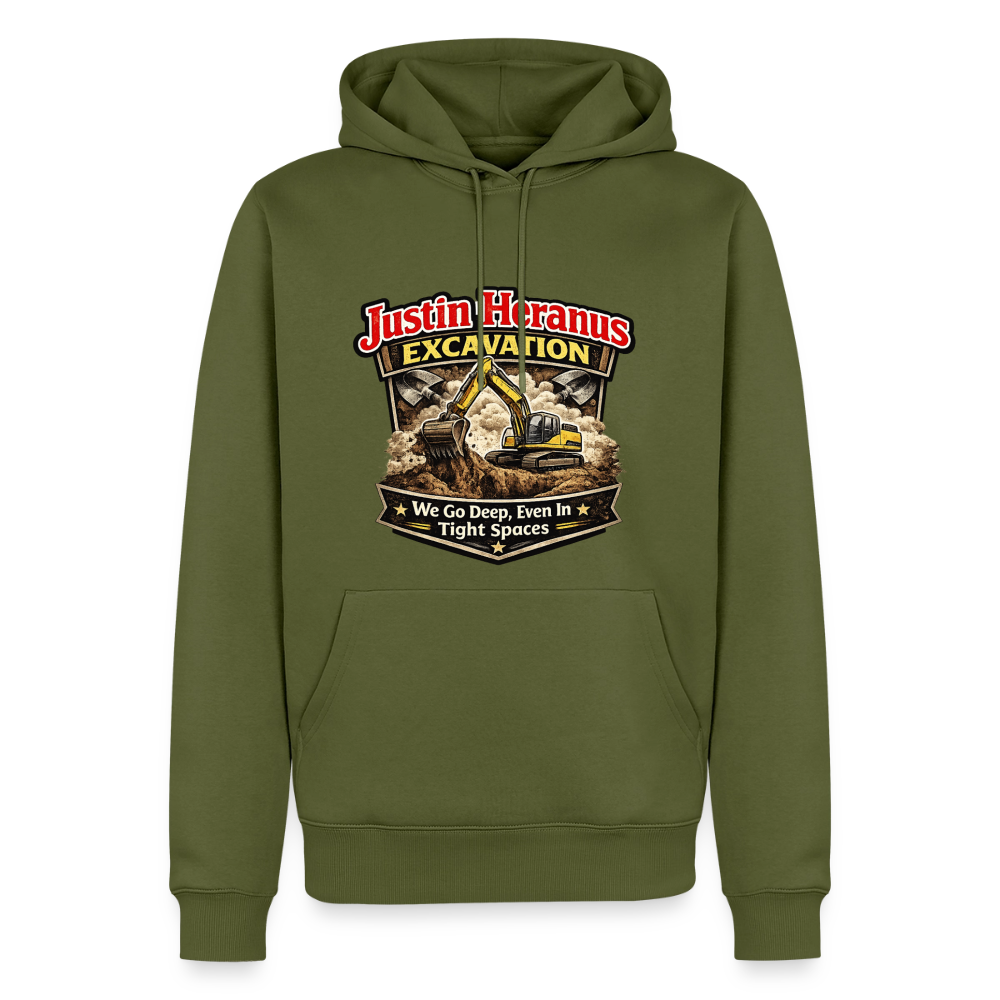 Justin Heranus Excavation Premium Hoodie - khaki green 