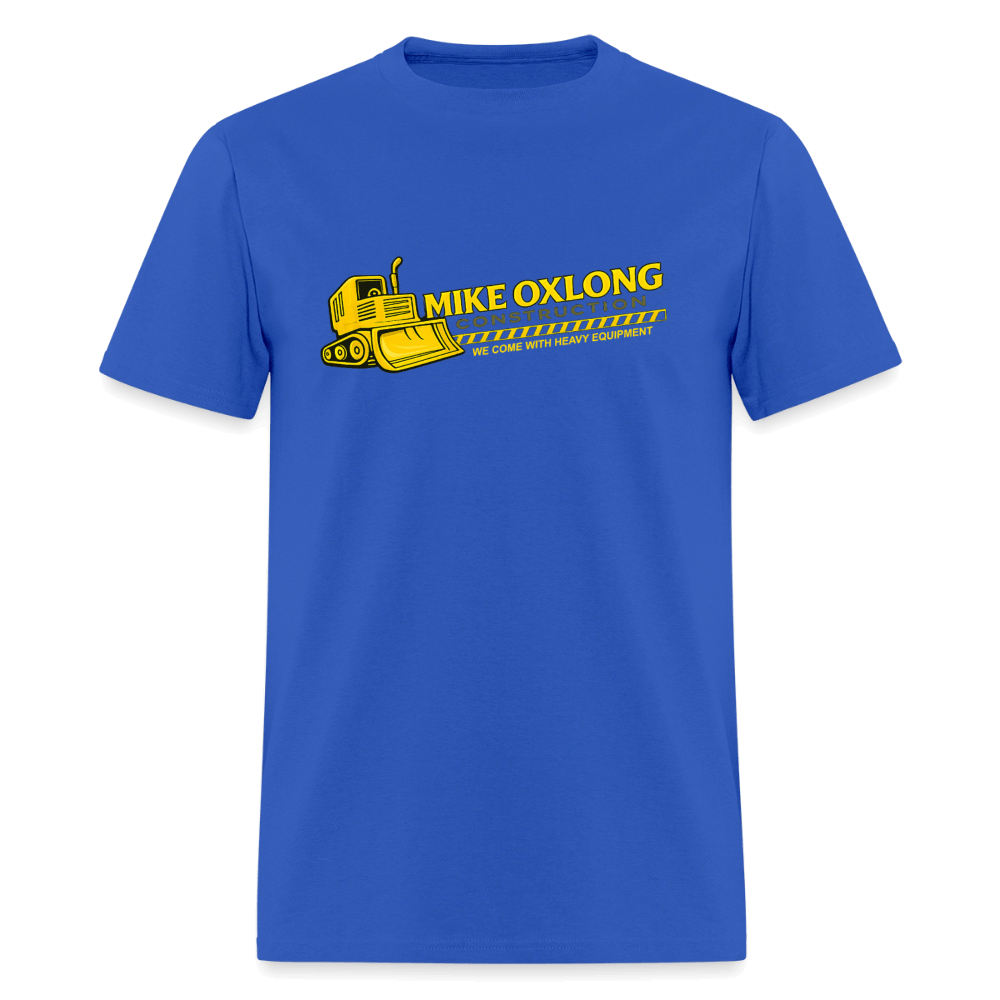 Mike Oxlong Construction T-Shirt Color: Royal Blue