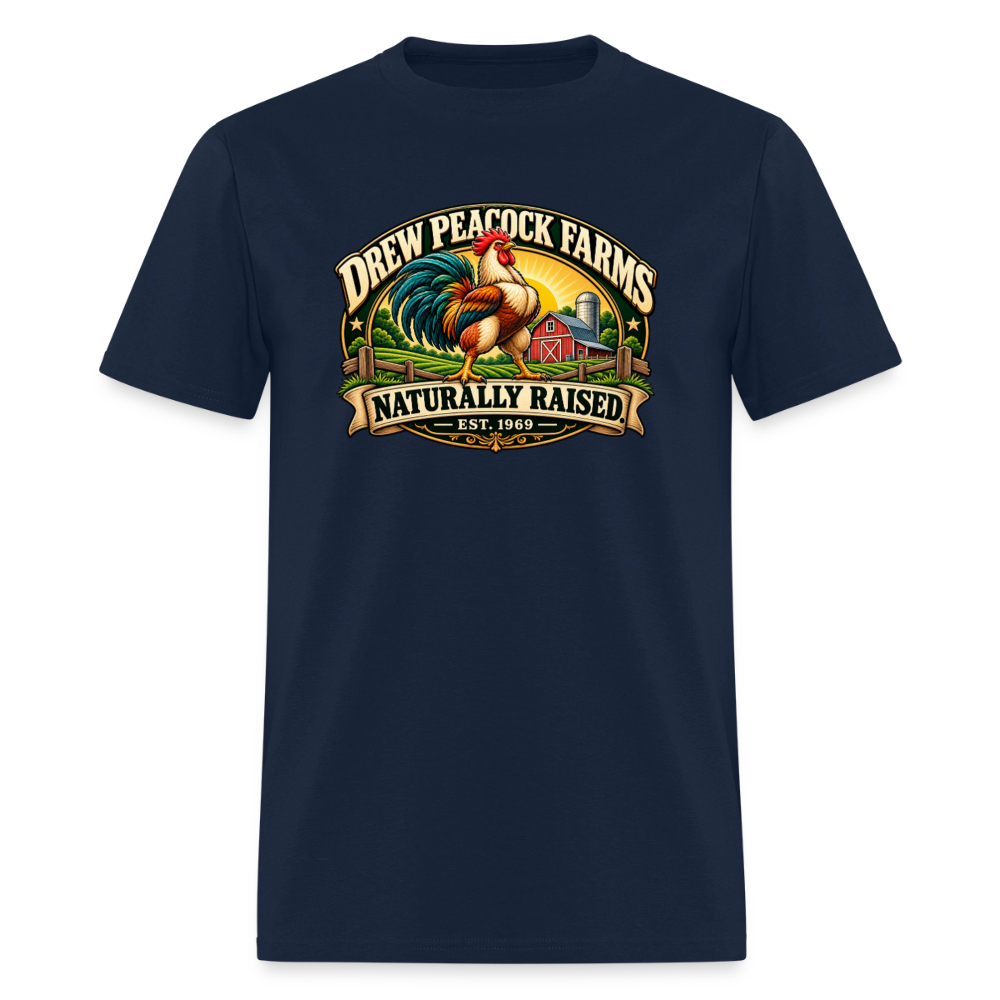 Drew Peacock Farms T-Shirt - navy