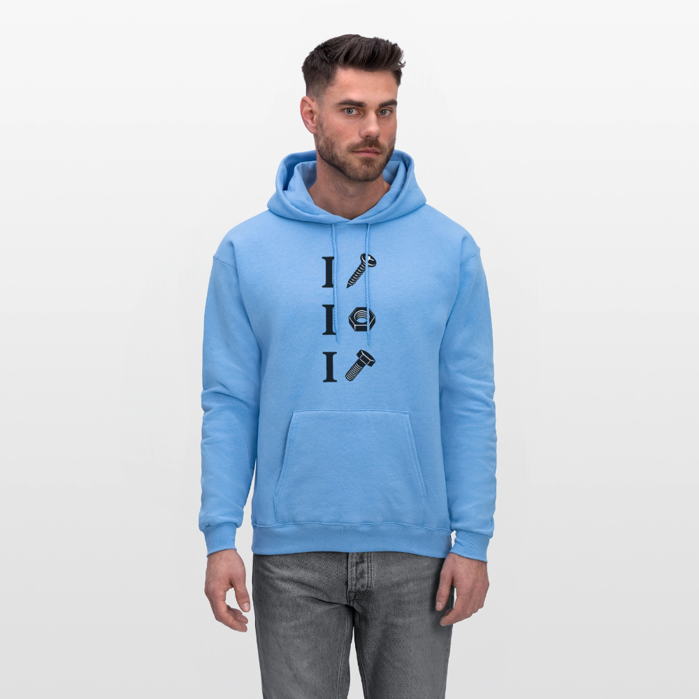 I Screw I Nut I Bolt Hoodie - carolina blue